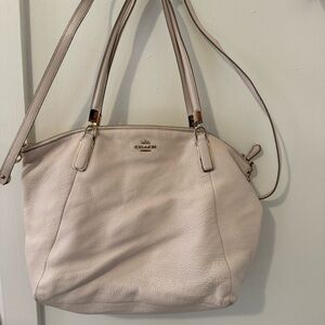 Coach Cream Leather Purse